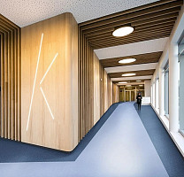 Forbo Modul'up compact material 337UP43C indigo blue canvas фото 2 | FLOORDEALER